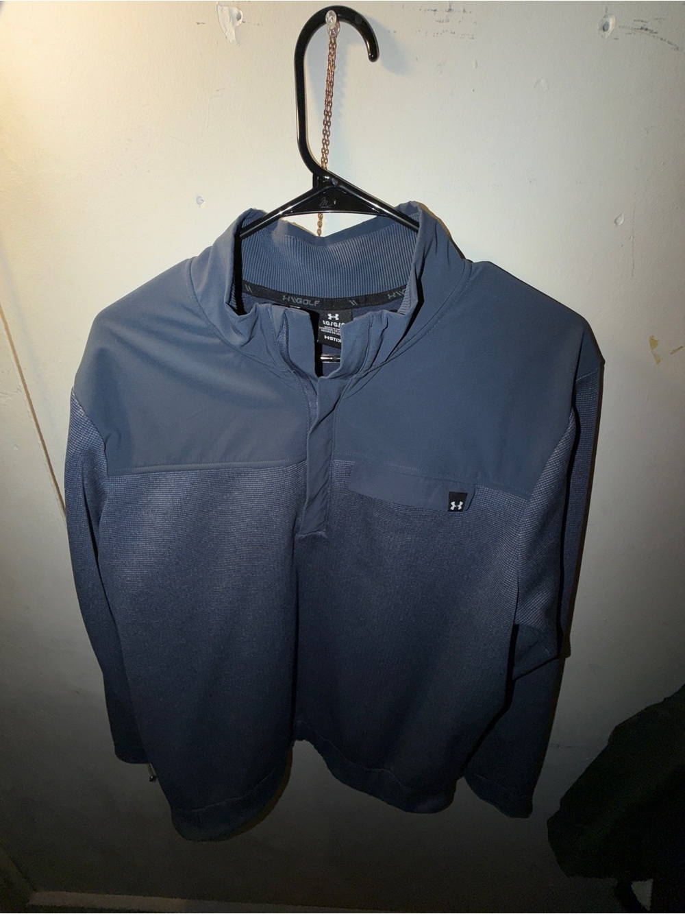 Under Armour Men's Slate Blue Performance Quarter-Zip Pullover